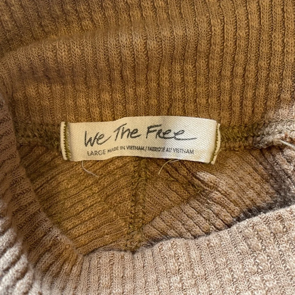 Free People We the Free Casey Rib Tunic‎ Sweater L